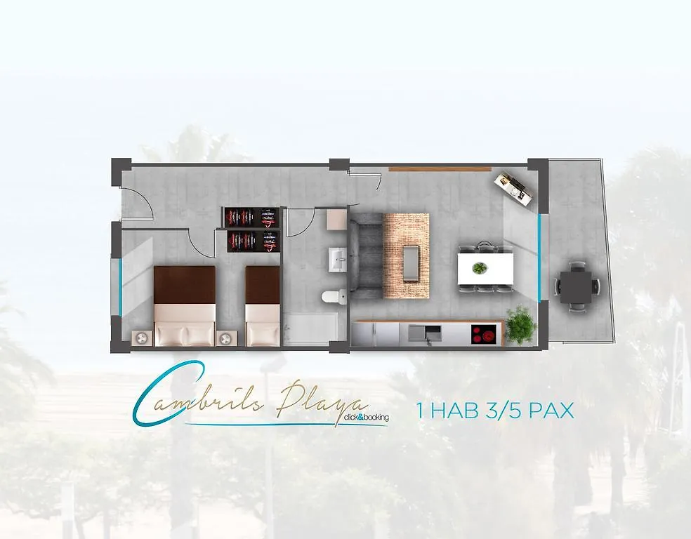 Apartamentos Cambrils Playa Spa